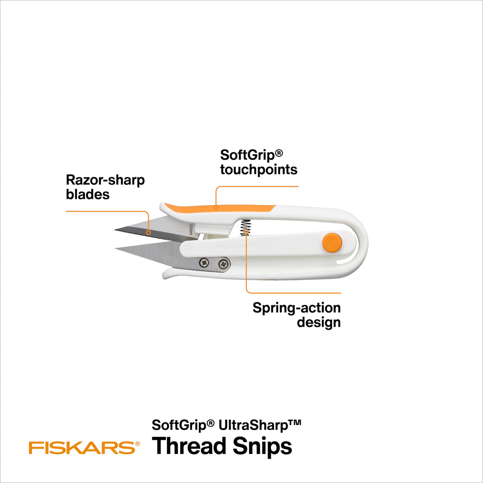 Fiskars® Ultrasharp Thread Snips